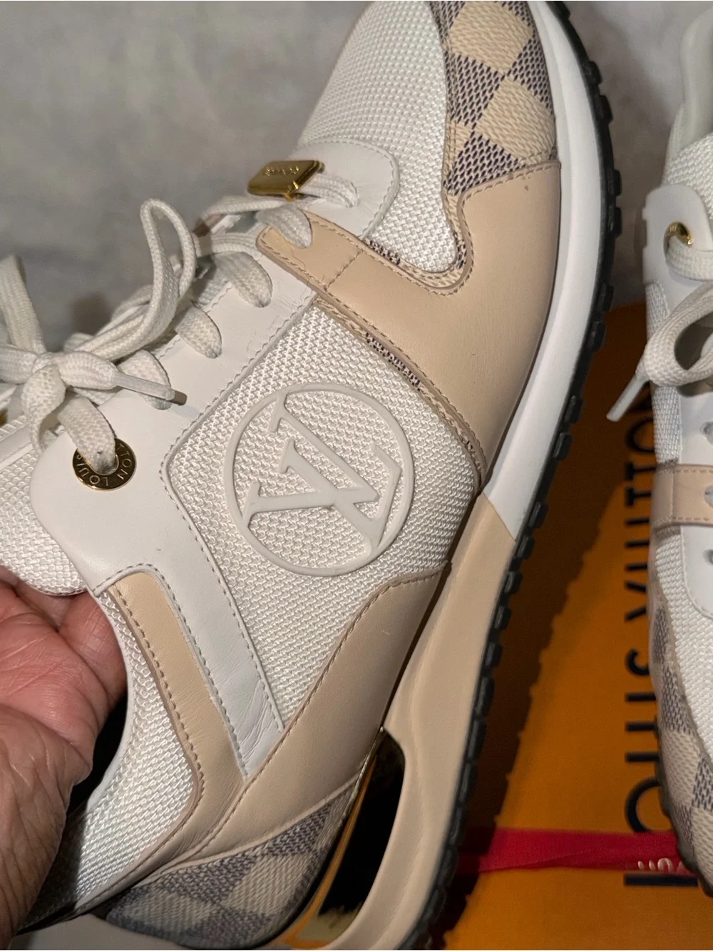 Louis Vuitton Damier Azur Runaway Sneakers- SIZE 39